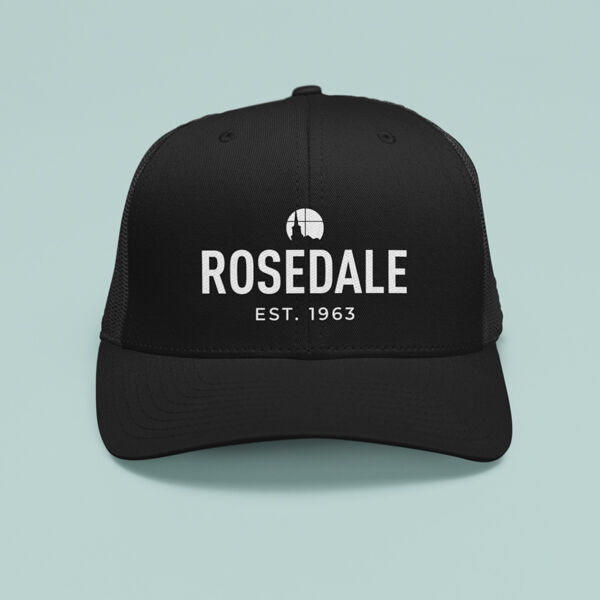 Rosedale - (Embroidered)Low Pro Trucker Cap - Low Pro Trucker Cap Thumbnail