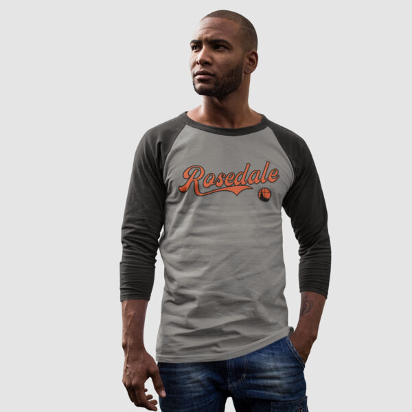 Rosedale gear - Triblend Three-Quarter Raglan Baseball T-Shirt Thumbnail