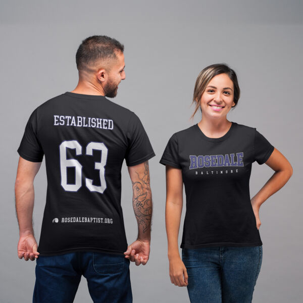 Rosedale - Unisex Fine Jersey T-Shirt Thumbnail