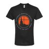 Unisex Poly-Rich V-Neck T-Shirt Thumbnail