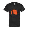 Unisex Poly-Rich V-Neck T-Shirt Thumbnail